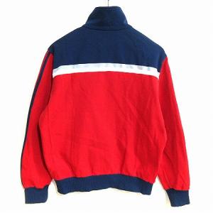 adidas Originals トラック ジャケット ジャージ ジップアップ スリー ストライプ ライン ロゴ刺繍 スポーツ 赤 レッド 3