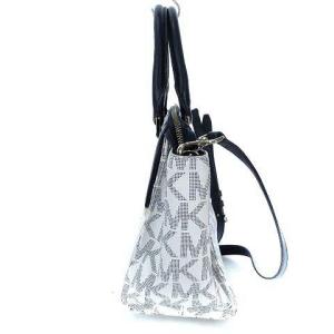 MICHAEL KORS 35H4GHUS2B 2way ハドソン ミディアム サッチェル ショルダーバッグ レザー ネイビー