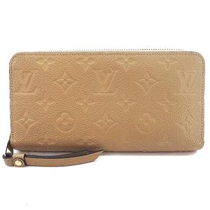 M69034 モノグラム アンプラント ジッピー ウォレット ラウンドファナー ベージュ