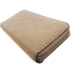 LOUIS VUITTON M69034 モノグラム アンプラント ジッピー ウォレット ラウンドファナー ベージュ
