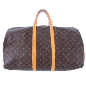 LOUIS VUITTON モノグラム キーポル55 ボストンバッグ 旅行かばん M41424 茶 ブラウン かばん カバン 鞄