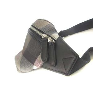 BLACK LABEL CRESTBRIDGE ショルダーバッグ ボディバッグ ウエストバッグ チェック PVC マルチカラー