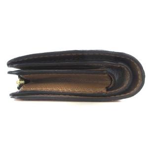 MARC JACOBS 美品 二つ折り 財布 ウォレット L字ファスナー バイカラー PVC ブラック 黒 ピンク SM0