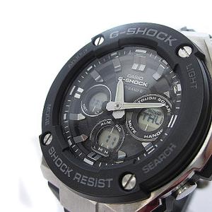 CASIO G-SHOCK 電波 ソーラー 腕時計 GST-W300-1AJF ブラック