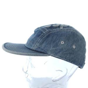 Supreme 19FW Top Logo Denim Camp Cap キャップ 帽子 インディゴブルー