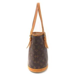 LOUIS VUITTON M42238 モノグラム プチ バケットPM ショルダーバッグ ブラウン