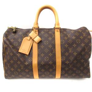 M41428 モノグラム キーポル45 ボストンバッグ ハンド ブラウン