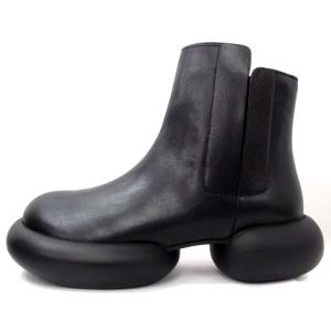 ENFOLD 300FA255-1490 22AW ROUND HEEL SHORT BOOTS 37 黒 