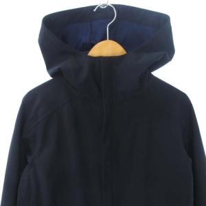 WILDTHINGS フーデッドコート ジップアップ 裏メッシュ ネイビー 紺 M アウター