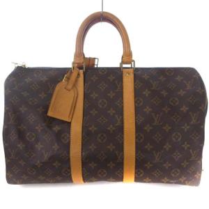 M41428 モノグラム キーポル45 ボストンバッグ ブラウン