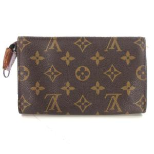 LOUIS VUITTON ポーチ モノグラム バケット 付属品 茶 ブラウン