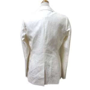 Brooks Brothers テーラード ジャケット 白 ロロピアーナ生地 シルク混 リネン混 1B 本切羽 センターベント ホワイト 4 Mサイズ相当