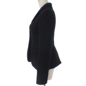 PRADA テーラード ジャケット ライン 3B ヴァージンウール 38 ブラック