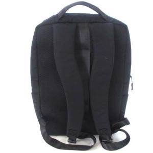 SHIPS エニィ any ビジネス スクエア バックパック 2 リュックサック ナイロンキャンバス ブラック 黒 カバン 鞄