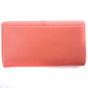 FURLA 三つ折り 長財布 ウォレット レザー サーモンピンク系 ECR17