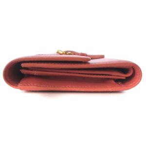 FURLA 三つ折り 長財布 ウォレット レザー サーモンピンク系 ECR17