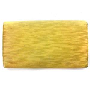 LOUIS VUITTON M63389 エピ エピ ポルトトレゾール インターナショナル 三つ折り 長財布 ウォレット イエロー 黄 ECR17