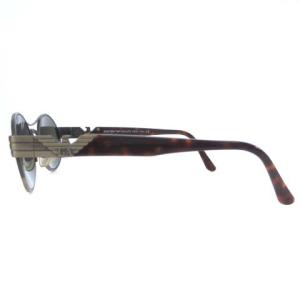 EMPORIO ARMANI 047-S 957 サングラス ラウンド 金属フレーム べっ甲調 ブラウン 茶 アイウェア ECR17