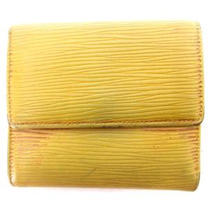 LOUIS VUITTON M63489 エピ ポルトモネ ビエ カルトクレディ 三つ折り 二つ折り財布 ウォレット イエロー 黄 ECR17