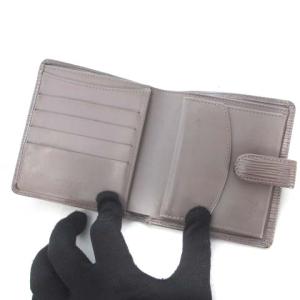 LOUIS VUITTON M6355B エピ ポルト ビエ コンパクト リラ 二つ折り財布 ウォレット グレー系 ECR17