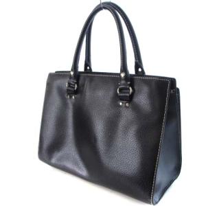 kate spade new york トートバッグ ハンド レザー ブラック 黒 カバン 鞄 ECR17