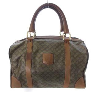 マカダム ミニボストンバッグ  ハンド PVC レザー カーキ カバン 鞄 ECR17 AA