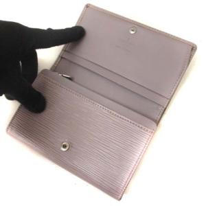 LOUIS VUITTON M6350B エピ ポルトモネビエトレゾール 二つ折り財布 ウォレット グレージュ系 ECR17