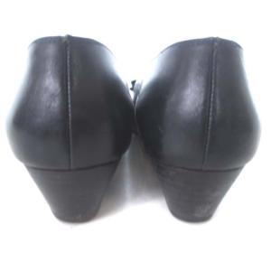 Salvatore Ferragamo ヴァラ パンプス レザー ネイビー 紺 6 23.5位 靴 シューズ ECR17