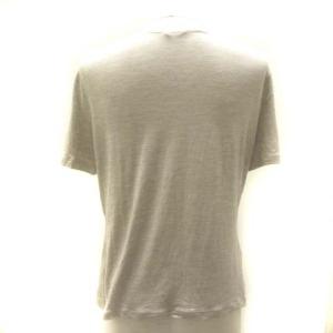 HERMES マルジェラ期 Tシャツ カットソー 半袖 無地 ストレッチ グレージュ系 ECR17 AA