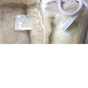 UGG australia ムートン モカシン 5612 ダコタ レザー シープスキン Tabaco ベージュ系 25cm ECR17 X