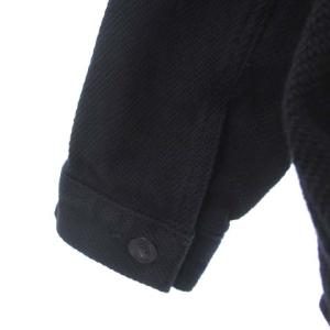 桃太郎ジーンズ MOMOTARO JEANS ジャパンブルー JAPAN BLUE 505358 カバーオール ジャケット コットン ブラック 黒 40 M位