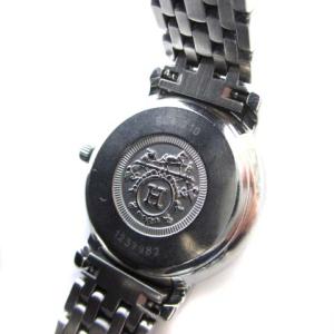 HERMES SE4.210 セリエ 腕時計 アナログ クォーツ 白文字盤 シルバーカラー