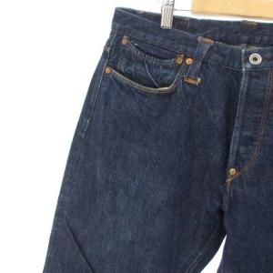 Stevenson Overall Co. 747-OSX San Francisco747 デニムパンツ ジーンズ セルビッチ 紙パッチ コットン インディゴブルー