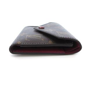 LOUIS VUITTON M41938 ポルトフォイユ ヴィクトリーヌ モノグラム ネーム入り キャンバス ブラウン