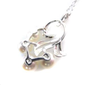 mimi&roger K14WG パール ネックレス シルバー 総重量5.3ｇ