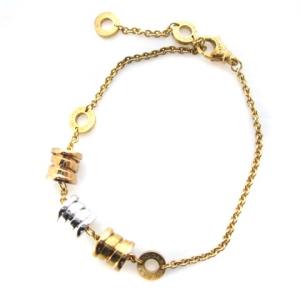 BVLGARI B-zero1 エレメント ブレスレット 750 K18YG K18WG K18PG ゴールド