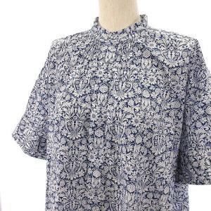 Ron Herman ユニオンランチ ワンピース 花柄 F ブルー