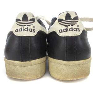 adidas ヴィンテージ 90’s SUPERSTAR スーパースター 34770 スニーカー ローカット ブラック 黒 27.0 靴