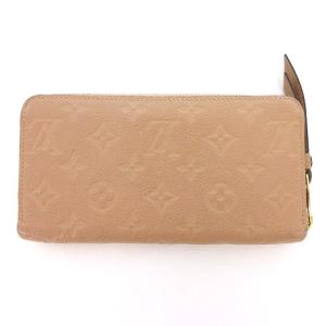 LOUIS VUITTON 長財布 エンボス モノグラム ラウンドジップ M69034 SP4197 多収納 レザー ベージュ