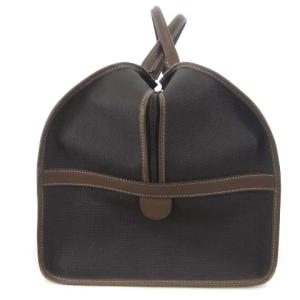 dunhill ボストンバッグ トラベルバッグ 旅行かばん 南京錠付き レザー PVC グレー系 カバン 鞄