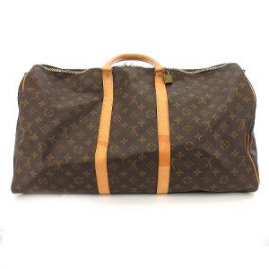LOUIS VUITTON M41414 モノグラム キーポル バンドリエール 55 イニシャル入り DU3160 ブラウン