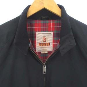 Baracuta G9 クラッシック ハリントンジャケット 裏地チェック 40 ブラック