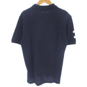 POLO RALPH LAUREN タグ付き ポロシャツ 半袖 ビッグポニー 刺繍 コットン ネイビー 紺 XL