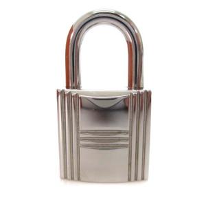 HERMES カデナ No.120 パドロック 南京錠 バッグチャーム シルバーカラー 銀色 鍵なし 本体のみ SG