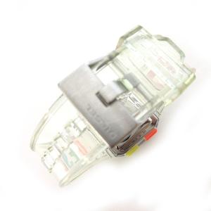 DIESEL 美品 デジタル 腕時計 DZ-1935 クリアチョップド CHOPPED TIMEFRAMES クリア