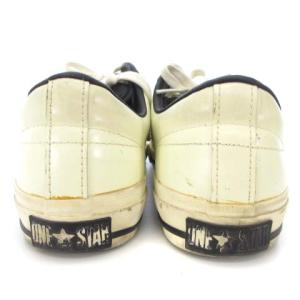 CONVERSE ONE STAR ワンスター 1C1256 スニーカー ローカット アイボリー系 26.0?p 靴 シューズ GY01