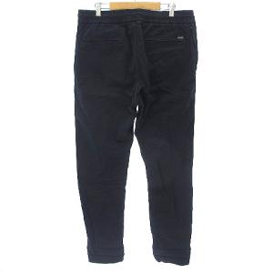 HUGO BOSS イージーパンツ ストレッチ コットン 32 L 紺 ネイビー GY01