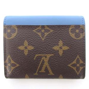 LOUIS VUITTON M63881 モノグラム ポルトフォイユ ゾエ ブルージーン 三つ折り財布 ブラウン