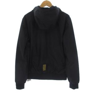 EMPORIO ARMANI 中綿ジャケット フード ジップ 6GPB62 PN27Z 国内正規 ナイロン L ブラック
