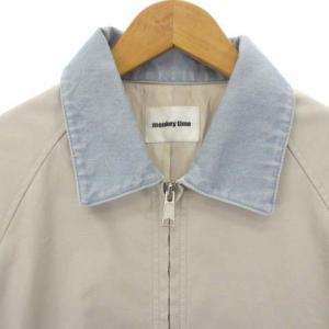 MONKEY TIME DENIM COLLAR GABA ZIP JACKET デニム カラー ジップアップ ジャケット 8325-186-1205